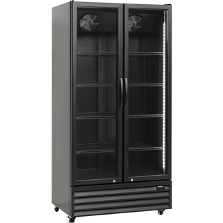 Scancool displaykøler 660L sort