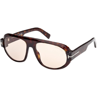 TOM FORD Mand FT1102 BLAKE-02 52E Solbriller Acetat Havana Brun Pilot Fotokromatisk
