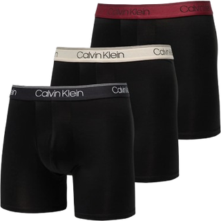 Calvin Klein Microfiber Stretch Boxer Brief 3-Pack Black S - Black - S