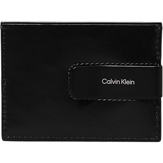 Leather Money Clip Cardholder - Black - One Size
