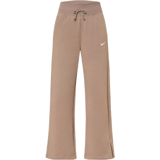 Nike Sportswear Phoenix Fleece-sweatpants med høj talje og brede ben til kvinder - brun - L (EU 44-46)