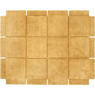 Design House Stockholm Basket Tæppe 185x240 Cm - Ensfarvede tæpper Uld Yellow Ochre - 2501-2000