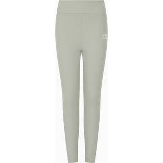 EA7 Emporio Armani High Waist Poly Leggings, Khaki - M