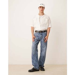 90's Straight Logo Jeans - Multi - 3032