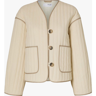 Linn Quiltet Jakke, Birch, 38