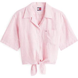 Cropped Relaxed Short Sleeve Shirt
