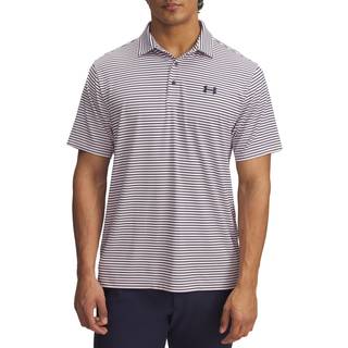 Under Armour Playoff 3.0 Stripe Men's Polo Prime Pink / Midnight Navy / Midnight Navy S