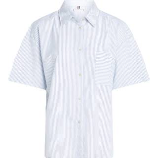 Textured Seersucker Short Sleeve Shirt