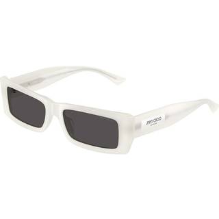 Jimmy Choo Kvinde JC5040U 506687 Solbriller Acetat Hvid Grå Firkantet Normal