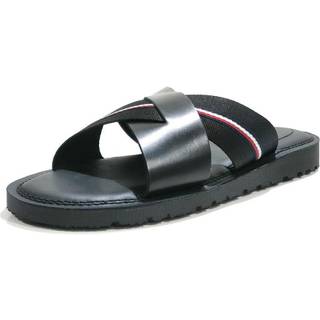 Tommy Hilfiger Leather Sandals Black