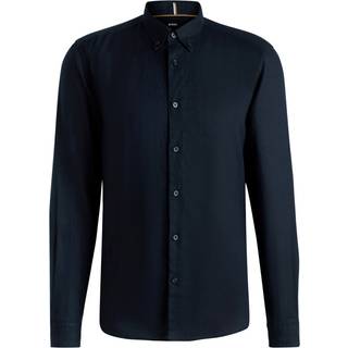 BOSS Black Herren Hemd blau