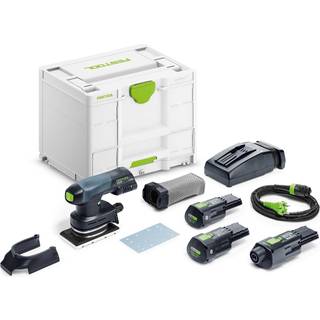 Rystepudser Festool Rutscher RTSC 400 3,0 I-Set; 18 V; 2x3,0 Ah batt.