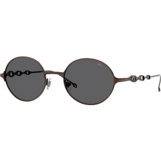Diesel DL1008 102587 49 Solbriller Mænd Brun - Shiny Brushed Light Yellowish Brown - 49mm