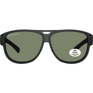 Montana Briller FO6 Polarized FO6A 62 Solbriller Mænd Black - Matte Black - 62mm