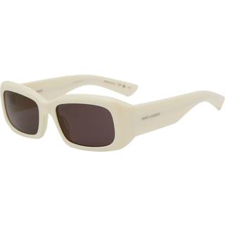 SAINT LAURENT Unisex SL 809 005 Solbriller Acetat Elfenben Sort Firkantet