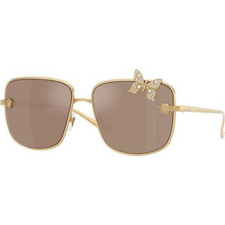 Versace Kvinde VE2282 K0030W Solbriller Metal Guld Brun Firkantet Spejlet