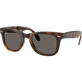Ray - Ban Mand RB4105 FOLDING WAYFARER 710/B1 Solbriller Nylon Skildpadde Grå Firkantet Normal