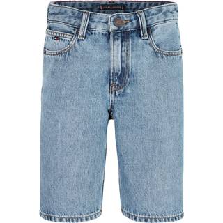 Tommy Hilfiger Straight Denim Shorts Junior, Blue - 14Y