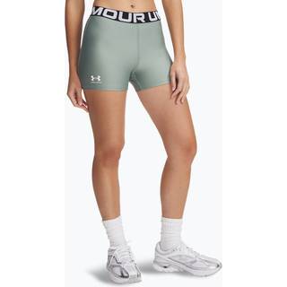 HeatGear® Shorty Women's 3" Shorts Silica Green / White M