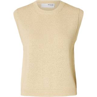 Bomuldsblanding Strik Vest