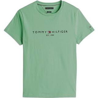 Tommy Hilfiger Logo Slim Fit T Shirt Green