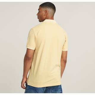 Dunda Overdyed Slim Polo - Yellow - Men