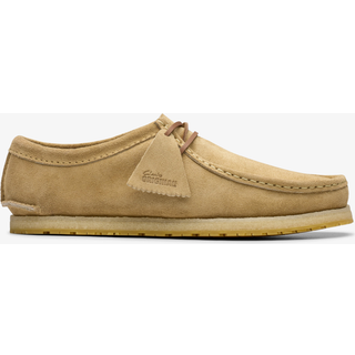 Clarkstil mænd. 26180758 Godney Lace beige lædersko (44.5), Fast, Ruskind, Blonder, Casual