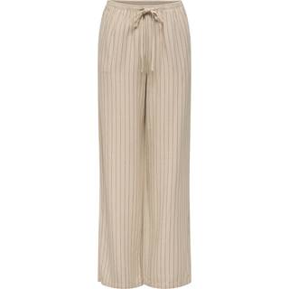 JDY Caya Linen Bukser Sand - L