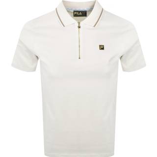 Fila Vintage Lemar Polo T Shirt Off White