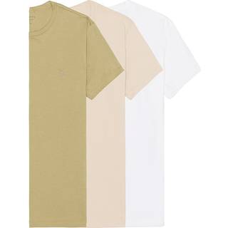 All Saints AllSaints White/Brown/Green Tonic White/Brown/Green 3 Pack Short Sleeve T-Shirt