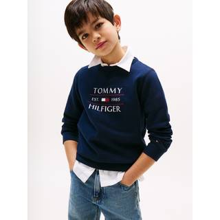 Tommy Hilfiger Boy TOMMY FLAG HILFIGER SWEATSHIRT - Blå