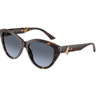 Jimmy Choo Kvinde JC5007 50028F Solbriller Acetat Skildpadde Blå Pantos Normal Skygge