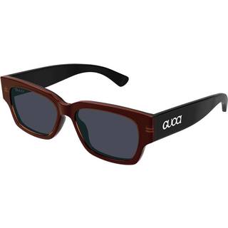 Gucci Mand GG1794S 003 Solbriller Acetat Sort Blå Firkantet