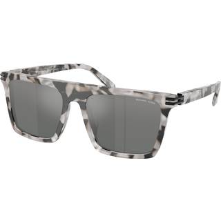 Michael Kors Mand MK2249U EDGEWATER 402488 Solbriller Acetat Grå Grå Firkantet Normal Skygge