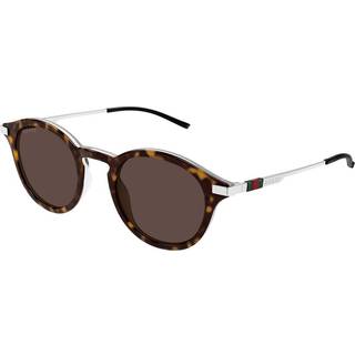 Gucci Mand GG1890SA 002 Solbriller Acetat Havana Brun Rund