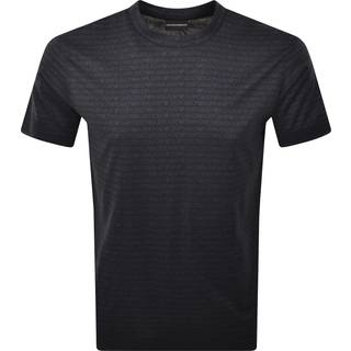 Emporio Armani Short Sleeve Logo T Shirt Black
