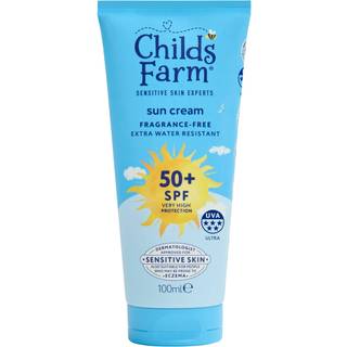 Childs Farm Suncare Sun Cream Solcreme SPF 50+ Duftfri 100 ml - 100 ml