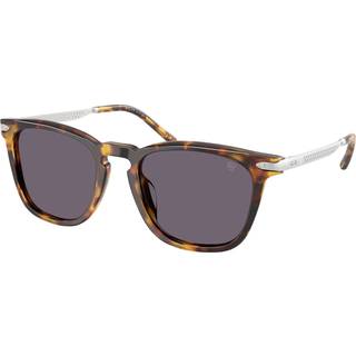 Ralph Lauren Mand RL8233U 51341A Solbriller Acetat Skildpadde Violet Firkantet Normal