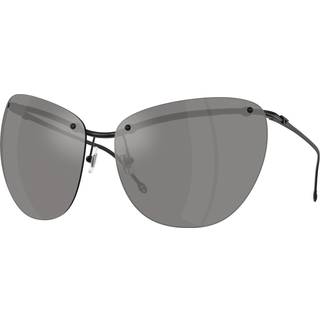 DIESEL Unisex DL1007 109/6G Solbriller Metal Sort Grå Cat Eye Spejlet