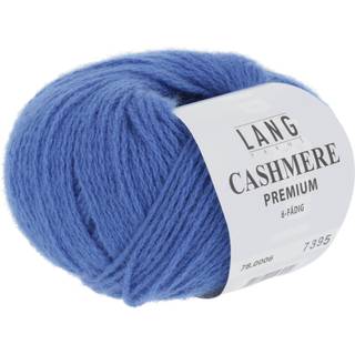 Lang Yarns - Cashmere Premium Fv. 110 Kobolt Blå