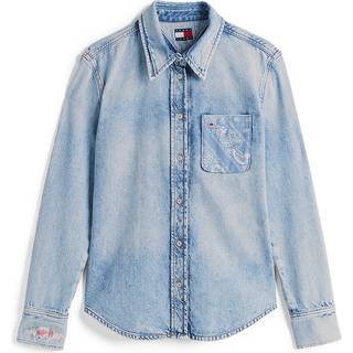 Regular Fit Patchwork Denim Shirt