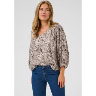 Kaffe KAdebra Bluse - Natur - Str 46 - Damer