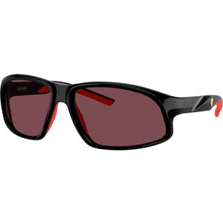 Ferrari Scuderia Mand FZ6016U 501/1E Solbriller Injiceret Sort Rød Geometrisk Normal