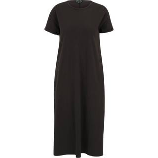 Superdry Superdry Black Midi 100% Cotton T-Shirt Dress