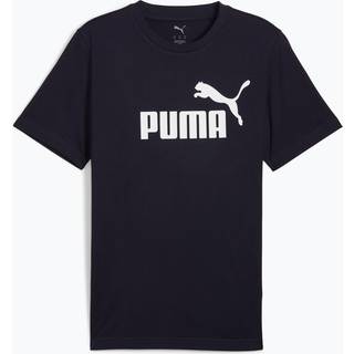 Men&#39;s Puma Essentials No. 1 Logo T-Shirt, Blue, Size S, Clothing - New Navy - S