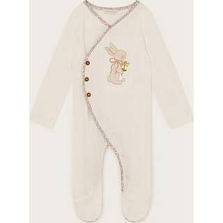 Monsoon Nyfødt Peri Bunny Broderet 100% Bomuld Sparkedragt12 - 18 måneder (80 - 86cm)