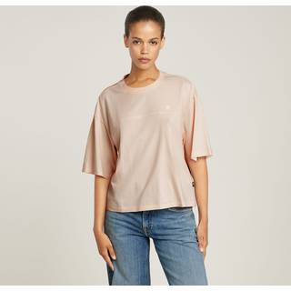 Horizontal Seam Loose Top - Pink - Women
