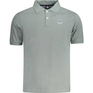 North Sails Green Cotton Men Polo Shirt
