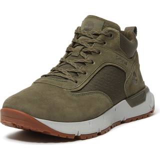 Timberland Voyager Park Mid Lace Up Sneaker Fritidssko Herrer størrelse 44,5 farve green/ suede