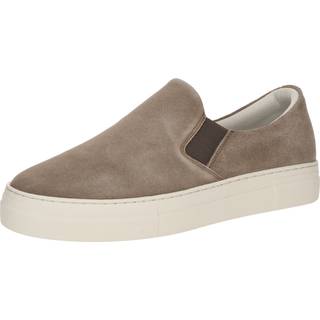 Selected David Chunky Suede Slip On Sneaker Greige